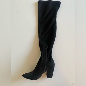 STEVE MADDEN Suede Over The Knee Boots